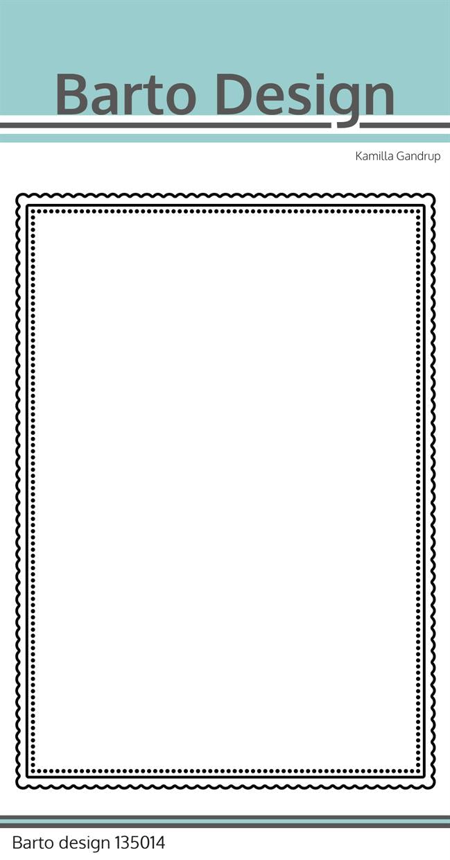 Barto Design - Die Scalloped Rectangle - 135014