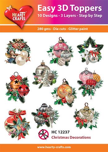 Easy 3D Toppers  Christmas Decorations HC 12237