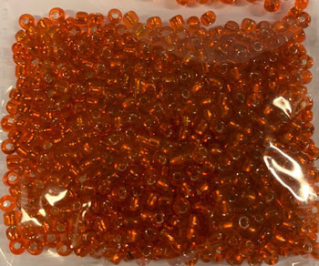 Danmore - Glasperler 2,5 Mm. - Lys Orange