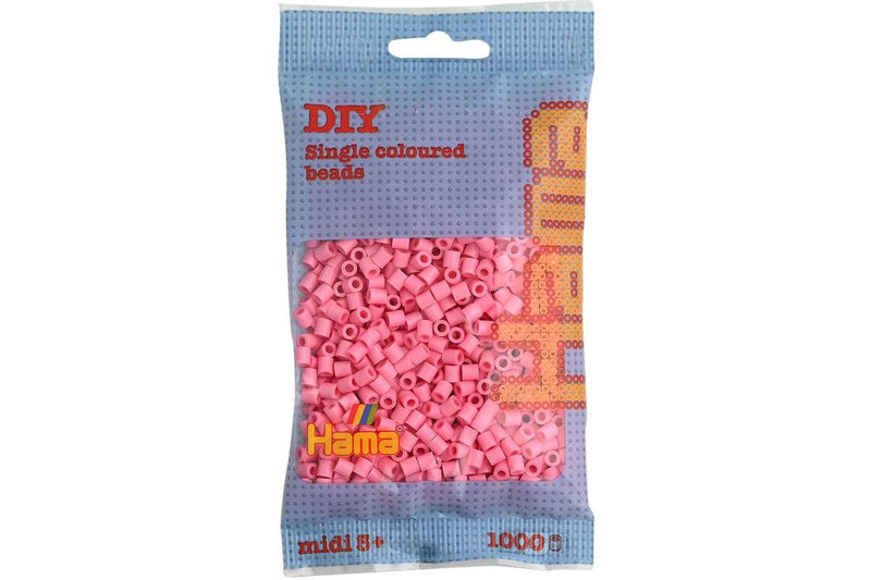 Hama - Midi Perler 1000 Stk. Pink - 207-06