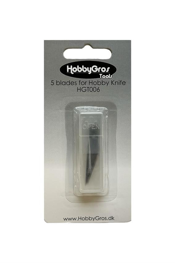 Hobbygros - Knivblade 5 Stk. - HGT006
