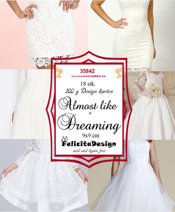 Felicita Design - Toppers Almost Like Dreaming 9 x 9 Cm. - 18 Stk.