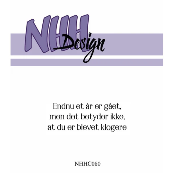 NHH Design - Stempel Endnu Et År Er Gået - NHHC080