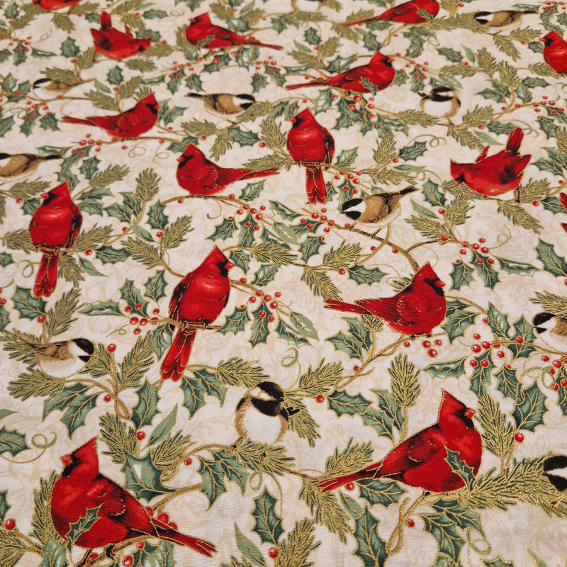 Robert Kaufman - Patchworkstof Winter's Grandeur 8 Holiday - 19332-223