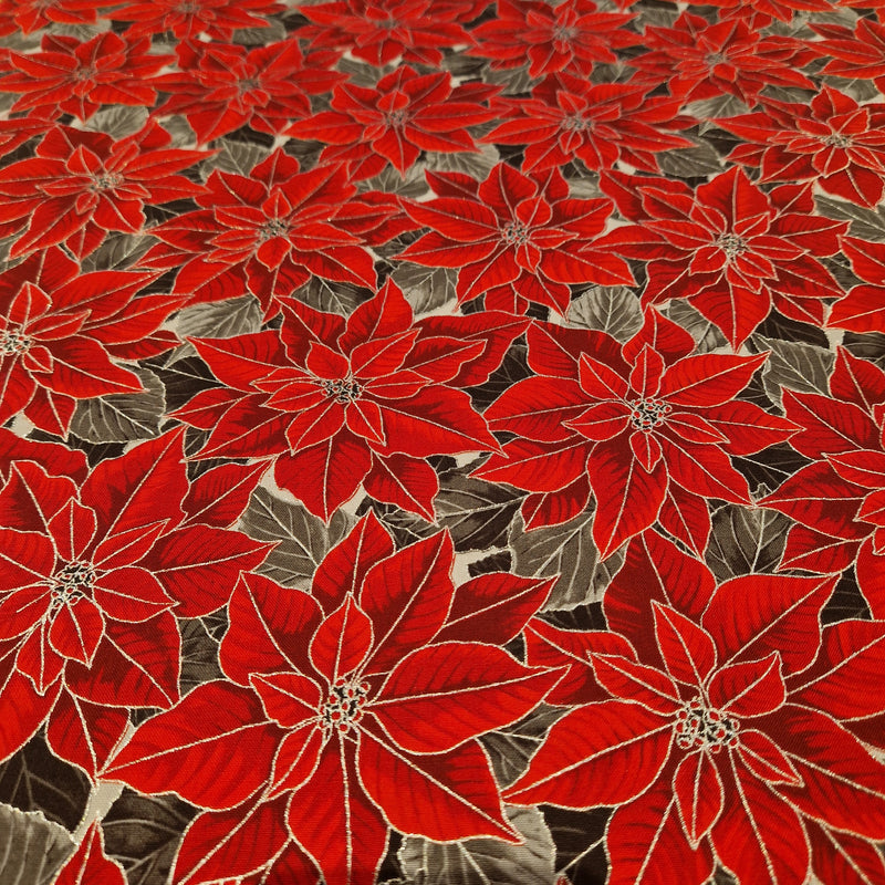 Robert Kaufman - Patchworkstof Holiday Flourish 15 Scarlet - 20793-93