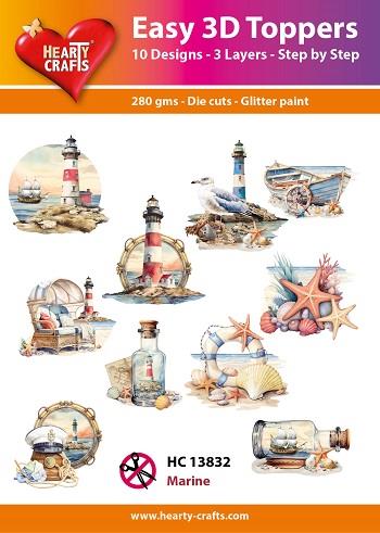 Hearty Crafts - Easy 3D Toppers Marine - HC 13832
