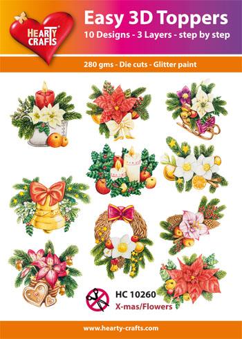 3D Udstansninger X-mas Flower HC 10260