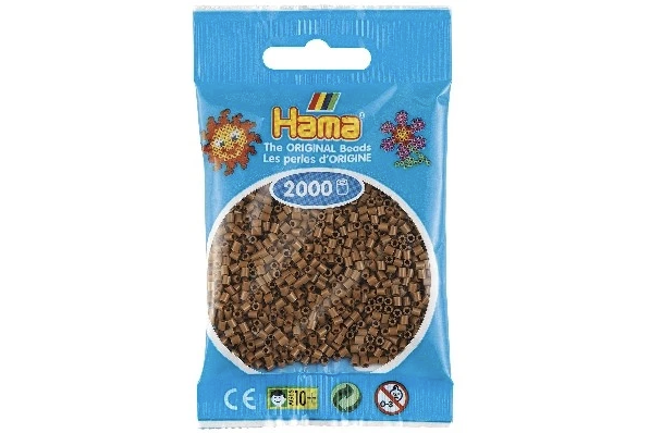 Hama - Mini Perler 2000 Stk. Nougat - 501-76