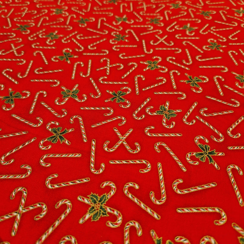 Robert Kaufman - Patchworkstof Holiday Charms Red - 19949-3