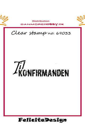 Felicita Design - Stempel Til Konfirmanden - 69033
