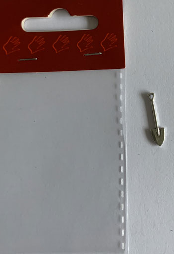 Danmore - Charms Spade - 12 Stk.