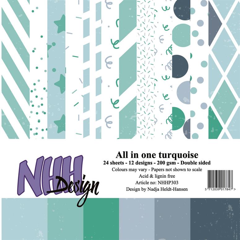 NHH Design - Pyntenapir All In One Turquoise - NHHP303
