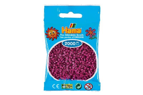 Hama - Mini Perler 2000 Stk. Blomme - 501-82