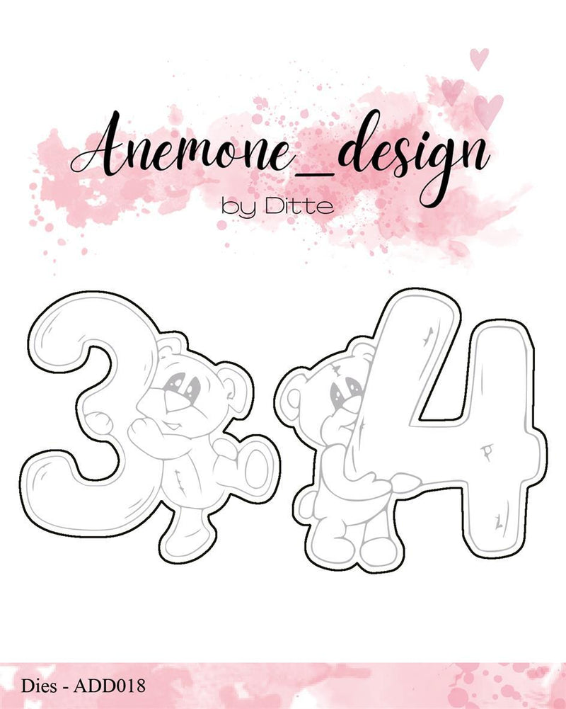 Anemone Design - Die Teddy Bear 3 & 4 - ADD018
