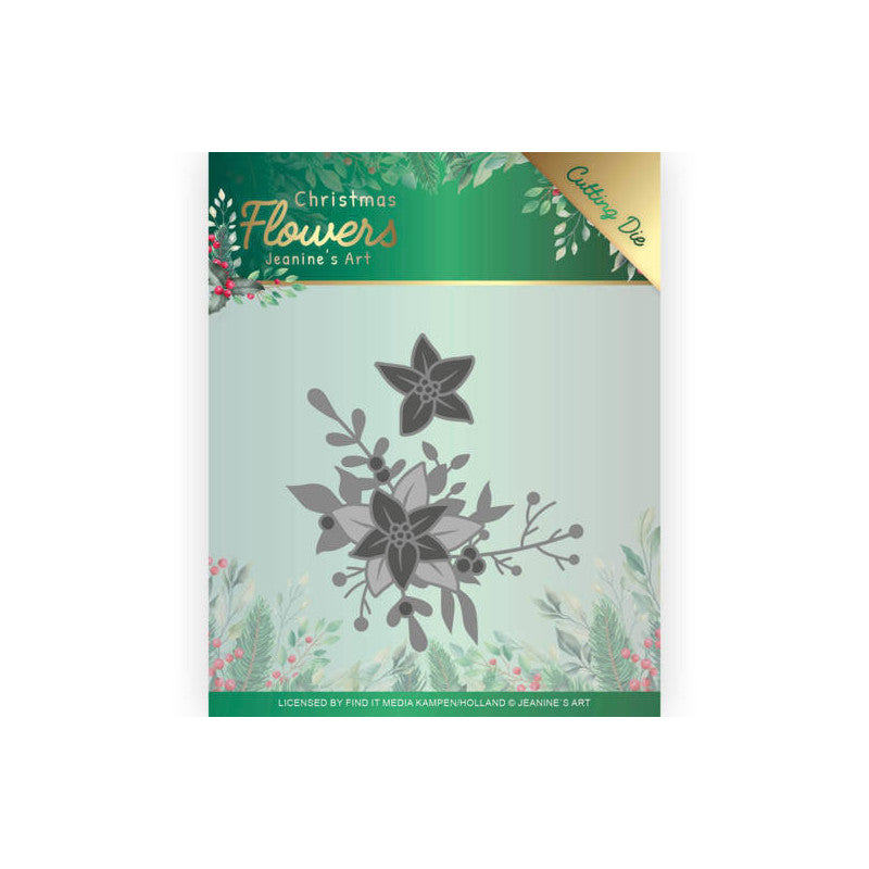 Jeanines Art - Die Poinsettia Corner - JAD10107