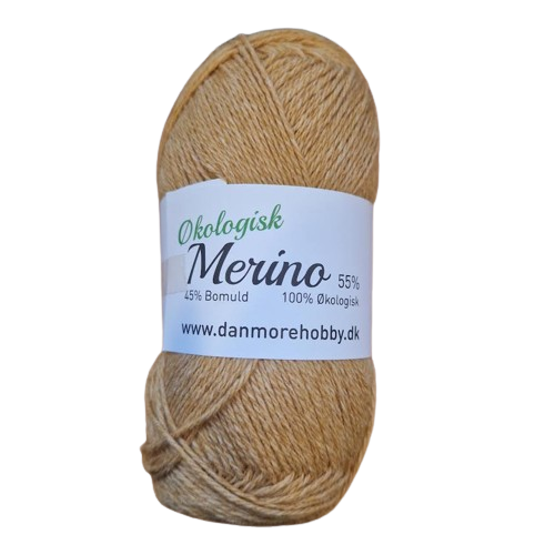 Danmore - Garn Merino - Støvgul