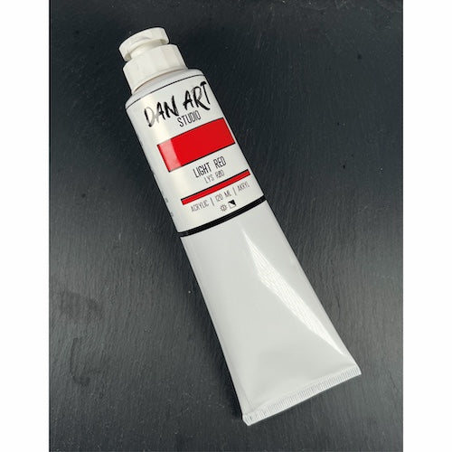 Dan Art - Akrylmaling 120 Ml. - Light Red