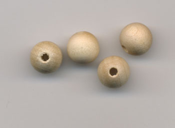 Danmore - Træperler 10 Mm. - 25 Stk.