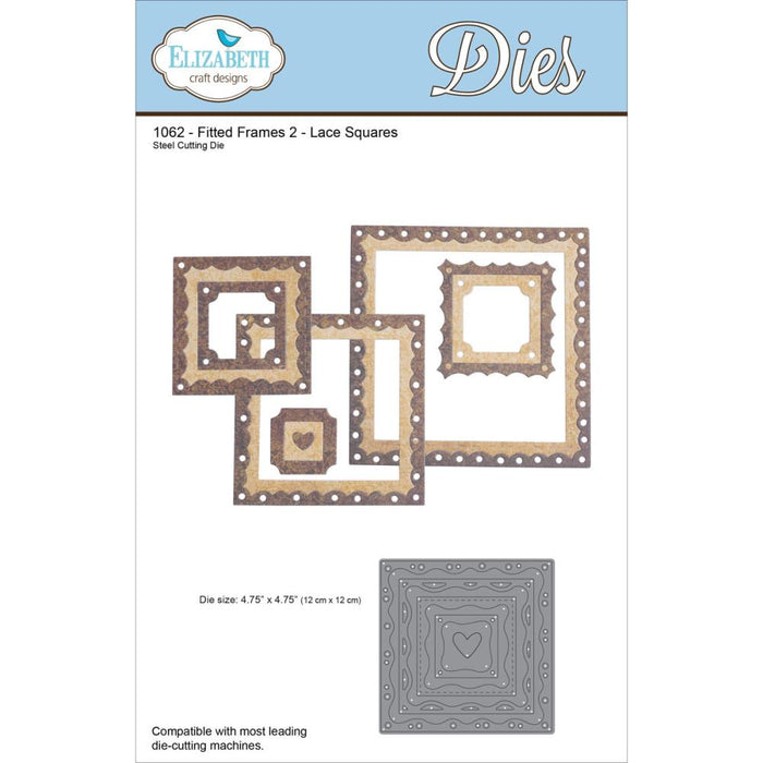 Elizabeth Craft Designs - Die Lace Squares - 1062