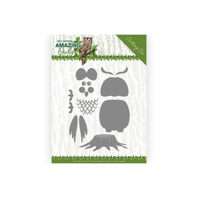 Amy Design - Die Building Up Owl - ADD10216