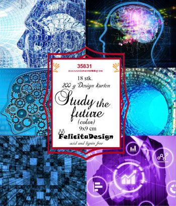 Felicita Design - Toppers Study The Future 9 x 9 Cm. - 18 Stk.