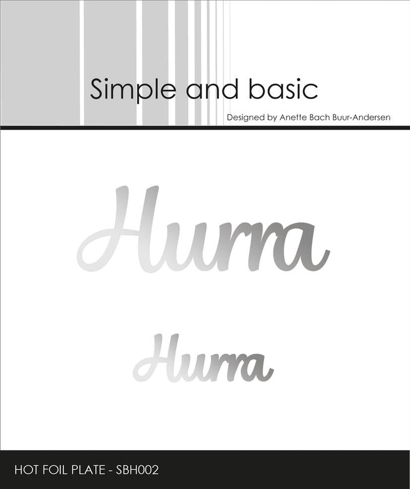 Simple and Basic Hot Foil SBH002
