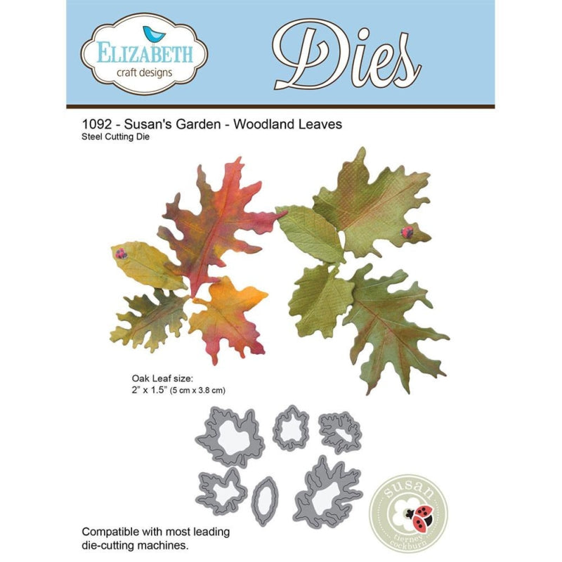 Elizabeth Craft Designs - Die Woodland Leaves - 1092