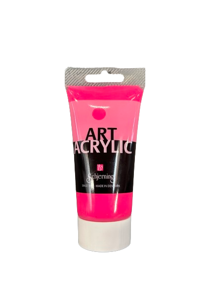 Schjerning - Akrylmaling 75 Ml. - Neonpink