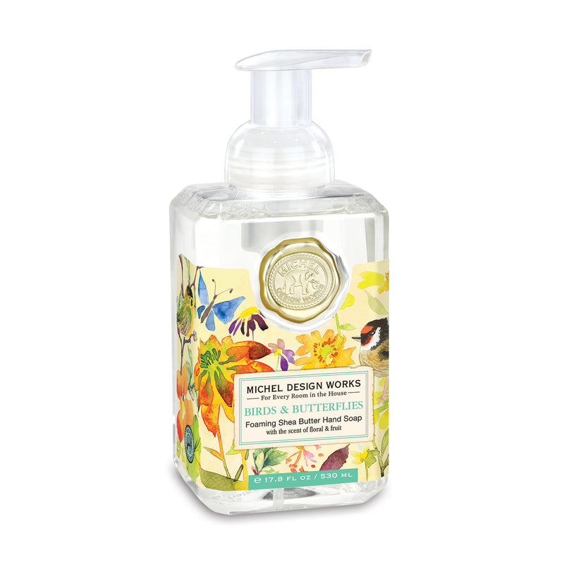 Michel Design Works - Skumhåndsæbe 530 Ml. - Birds & Butterflies