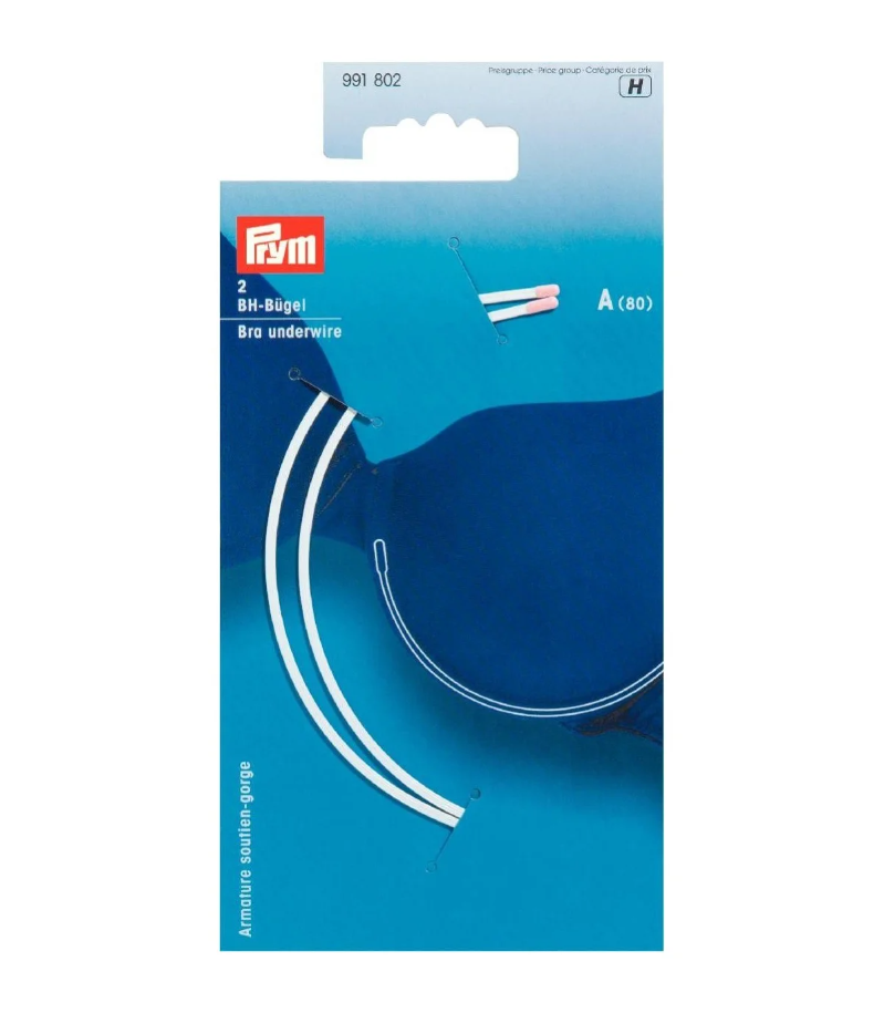 Prym - BH Bøjle 80A - Hvid
