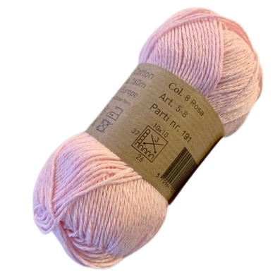 Bitten - Garn Bomuld - Rosa