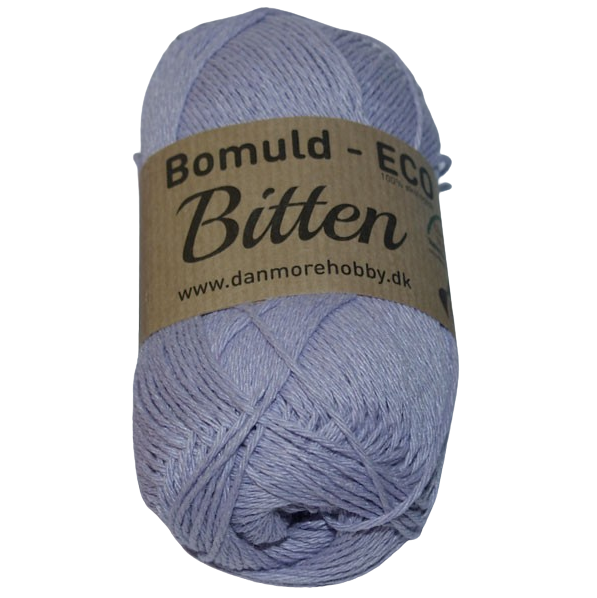 Bitten - Garn Bomuld - Lyslilla